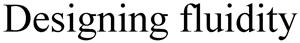 Designing fluidity - לוגו סימן מסחר