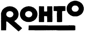 ROHTO - לוגו סימן מסחר רשום