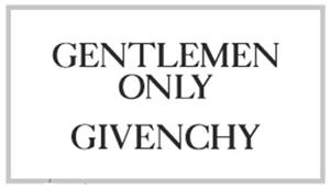 GENTLEMEN ONLY GIVENCHY - לוגו סימן מסחר רשום