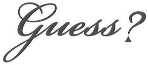 Guess ? - לוגו סימן מסחר רשום