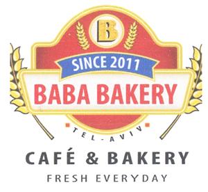 B BABA BAKERY SINCE 2011 TEL - AVIV CAFE & BAKERY FRESH EVERYDAY - לוגו סימן מסחר