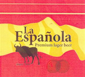 La Española Premium lager beer since 1896 - לוגו סימן מסחר