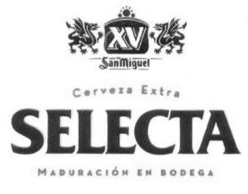 XV SAN MIGUEL CERVEZA EXTRA SELECTA MADURACION EN BODEGA - לוגו סימן מסחר רשום