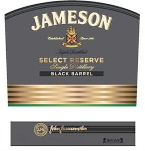 JAMESON BLACK BARREL SELECT RESERVE - לוגו סימן מסחר רשום