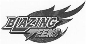 BLAZING TEENS - לוגו סימן מסחר