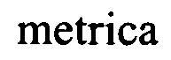metrica - לוגו סימן מסחר