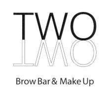 TWO Brow Bar & Make Up - לוגו סימן מסחר