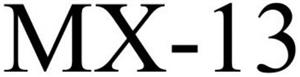MX-13 - לוגו סימן מסחר