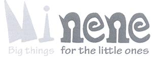 Minene big things for the little ones - לוגו סימן מסחר רשום