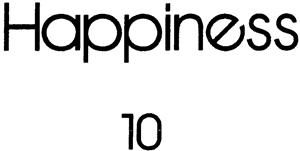 Happiness 10 - לוגו סימן מסחר