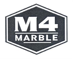 M 4 MARBLE - לוגו סימן מסחר