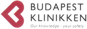 BUDAPEST KLINIKKEN Our knowledge - your safety - לוגו סימן מסחר