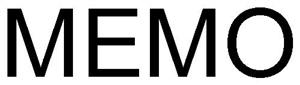 MEMO - לוגו סימן מסחר רשום