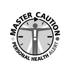 MASTER CAUTION PERSONAL HEALTH ALERT - לוגו סימן מסחר