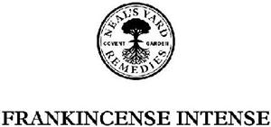 NEAL'S YARD REMEDIES COVENT GARDEN FRANKINCENSE INTENSE - לוגו סימן מסחר רשום