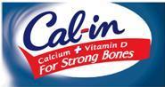 CAL-IN Calcium + Vitamin D For Strong Bones - לוגו סימן מסחר