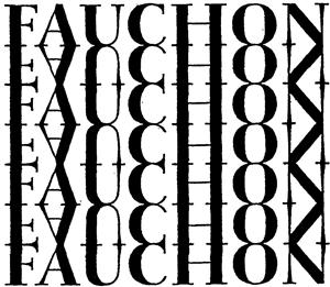FAUCHON - לוגו סימן מסחר רשום