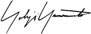 Yohji Yamamoto - לוגו סימן מסחר רשום