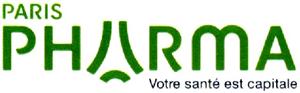 PARIS PHARMA Votre santé est capitale - לוגו סימן מסחר