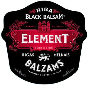 RIGA BLACK BALSAM ELEMENT RIGAS MELNAIS BALZAMS - לוגו סימן מסחר
