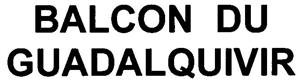 BALCON DU GUADALQUIVIR - לוגו סימן מסחר