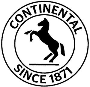 CONTINENTAL SINCE 1871 - לוגו סימן מסחר רשום