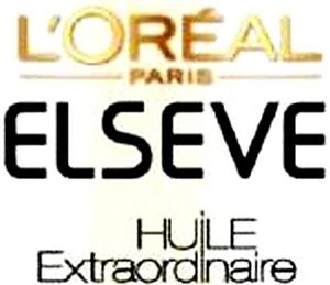 L'ORÉAL PARIS ELSEVE HUILE Extraordinaire - לוגו סימן מסחר רשום