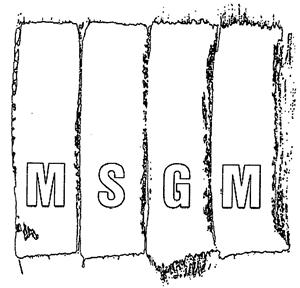 MSGM - לוגו סימן מסחר רשום