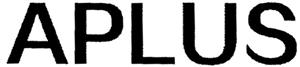 APLUS - לוגו סימן מסחר