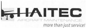 HAITEC AIRCRAFT MAINTENANCE more than just service! - לוגו סימן מסחר