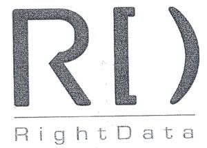 RD Right Data - לוגו סימן מסחר