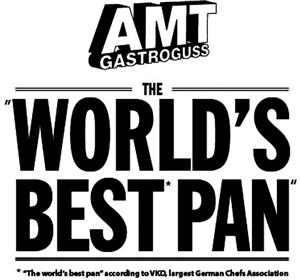 AMT GASTROGUSS THE "WORLD'S BEST* PAN" *The world's best pan" according to VKD, largest German Chefs Association - לוגו סימן מסחר