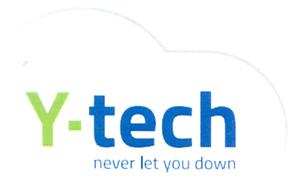 Y-TECH NEVER LET YOU DOWN - לוגו סימן מסחר רשום