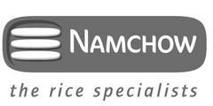 NAMCHOW the rice specialists - לוגו סימן מסחר