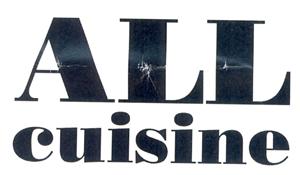 ALL cuisine - לוגו סימן מסחר