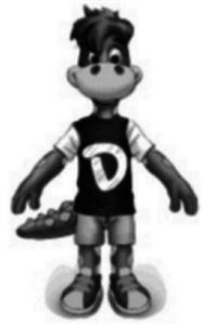 D - לוגו סימן מסחר רשום
