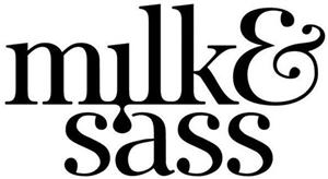 milk & sass - לוגו סימן מסחר