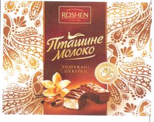 ROSHEN PTASHINE MOLOKO VISHUKANE TSUKERKI - לוגו סימן מסחר רשום