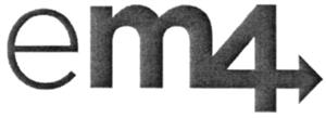 em4 - לוגו סימן מסחר רשום