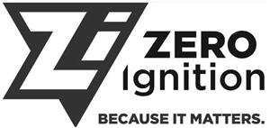 Zi ZERO ignition BECAUSE IT MATTERS. - לוגו סימן מסחר
