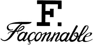 F. Façonnable - לוגו סימן מסחר