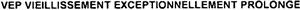 VEP VIEILLISSEMENT EXCEPTIONNELLEMENT PROLONGE - לוגו סימן מסחר רשום