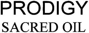PRODIGY SACRED OIL - לוגו סימן מסחר רשום