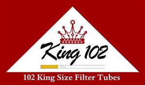 King 102 102 King Size Filter Tubes - לוגו סימן מסחר