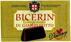 BICERIN Originale DI GIANDUJOTTO Vincenzi - לוגו סימן מסחר רשום