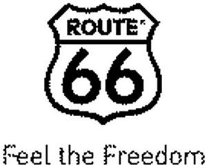 ROUTE 66 Feel the Freedom - לוגו סימן מסחר