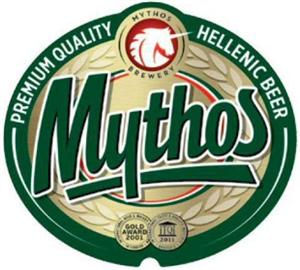 MYTHOS BREWERY PREMIUM QUALITY HELLENIC BEER GOLD AWARD 2001 - לוגו סימן מסחר רשום