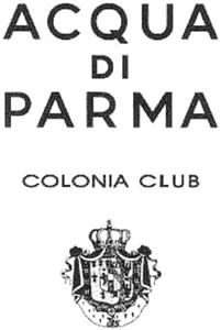 ACQUA DI PARMA COLONIA CLUB - לוגו סימן מסחר רשום