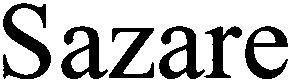 Sazare - לוגו סימן מסחר