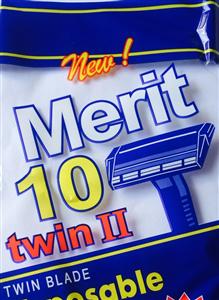 new Merit 10 twin II TWIN BLADE - לוגו סימן מסחר רשום